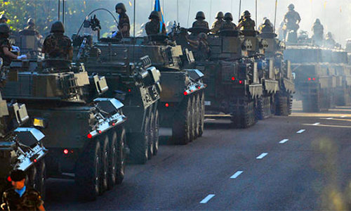 Un general retirado pide una intervención armada en Cataluña Un general retirado pide una intervención armada en Cataluña